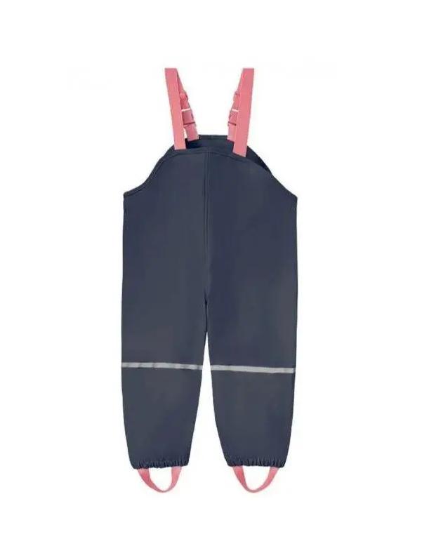 Полукомбинезон-грязепруф Lupilu для девочки на флисе 98-104 см Синий