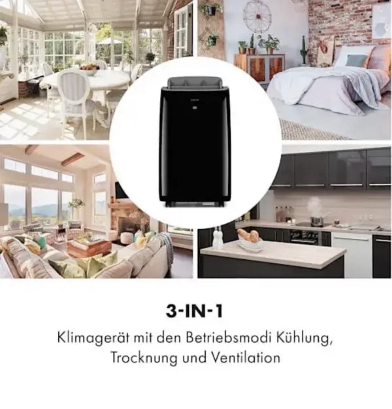 Кондиционер KLARSTEIN Grandbreeze Pro 14K 3в1 460 м3/час 14000 БТЭ/4,1 к Вт до 68 м2 Черный (10035812) - фото 7 Кондиционер KLARSTEIN Grandbreeze Pro 14K 3в1 460 м3/час 14000 БТЭ/4,1 к Вт до 68 м2 Черный (10035812) - фото 7