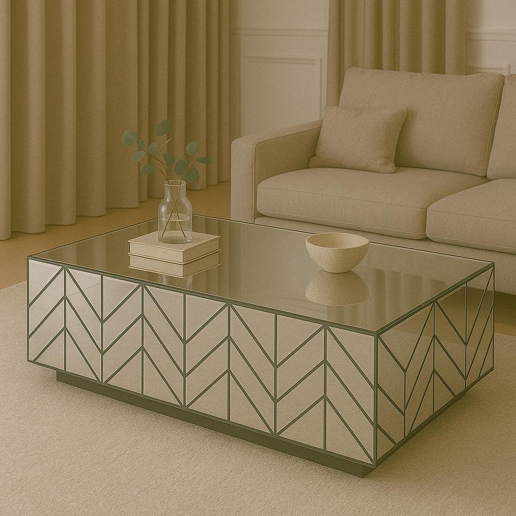 Стіл дзеркальний Річард 1000х600х450 мм Антрацитовий Стіл дзеркальний Річард 1000х600х450 мм Антрацитовий