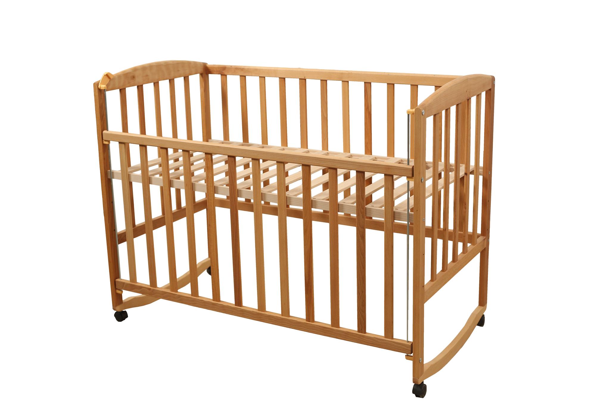 Детская кроватка Goydalka Ameli опускная боковина Натуральный - фото 2