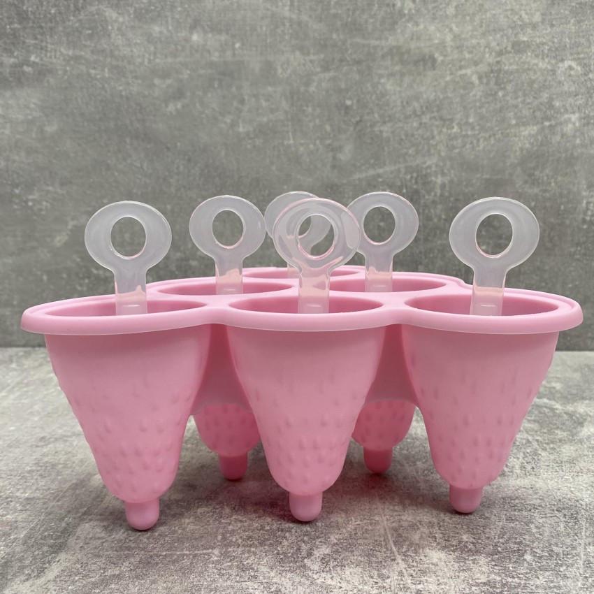 Форма для морозива Empire EM-9812 cиліконова 6 шт. Світло-рожевий (1850442054) - фото 1 Форма для морозива Empire EM-9812 cиліконова 6 шт. Світло-рожевий (1850442054) - фото 1