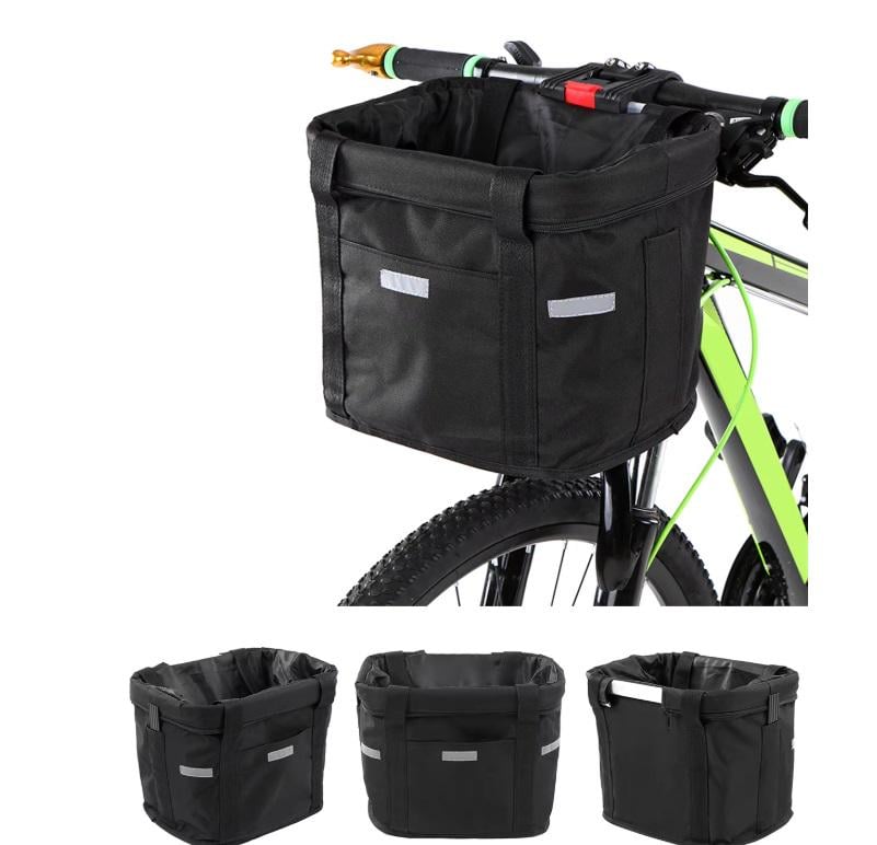 Кошик на велосипед передній знімний з ручками для перенесення 34х24 см - фото 3