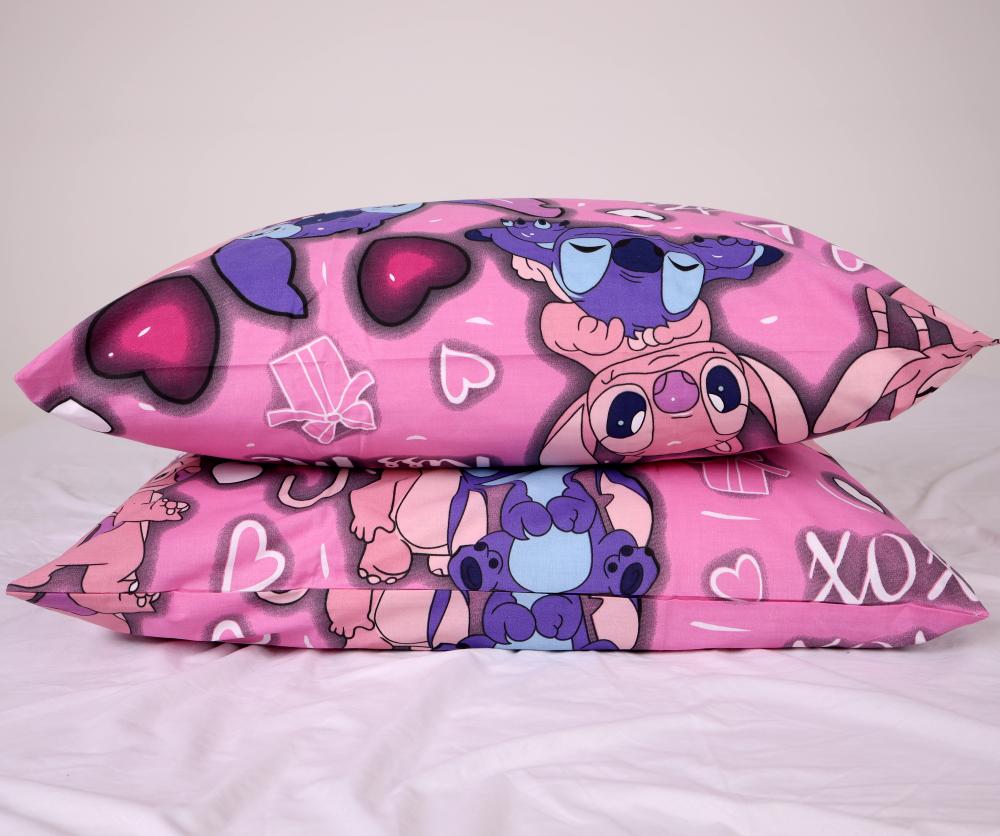 Набір наволочок Stitch Love бязь 50х70 см 2 шт. (43211487) Набір наволочок Stitch Love бязь 50х70 см 2 шт. (43211487)