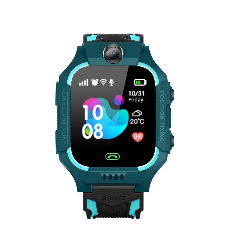 Смарт-годинник дитячий Xo Baby Smart Watch Q19 з GPS-трекером та SIM-картою Зелений з блакитним - фото 4