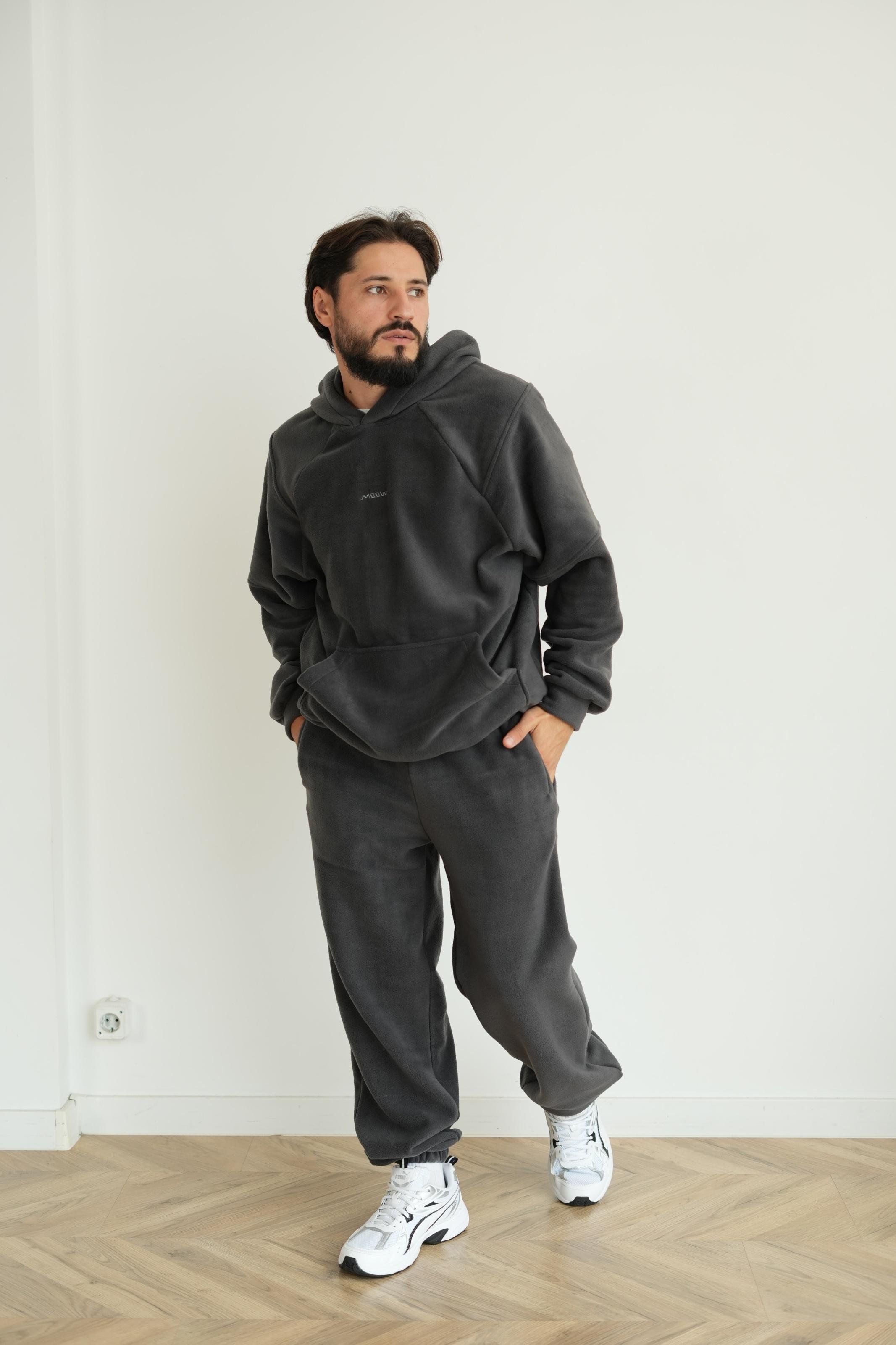 Костюм чоловічий флісовий BASE 3XL Графіт (10205XXXLm)