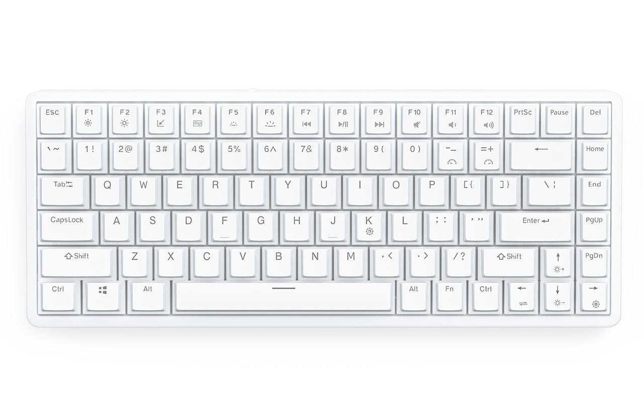 Клавиатура игровая механическая Onikuma G-20 Pro Bluetooth RGB подсветка Белый (4737747)