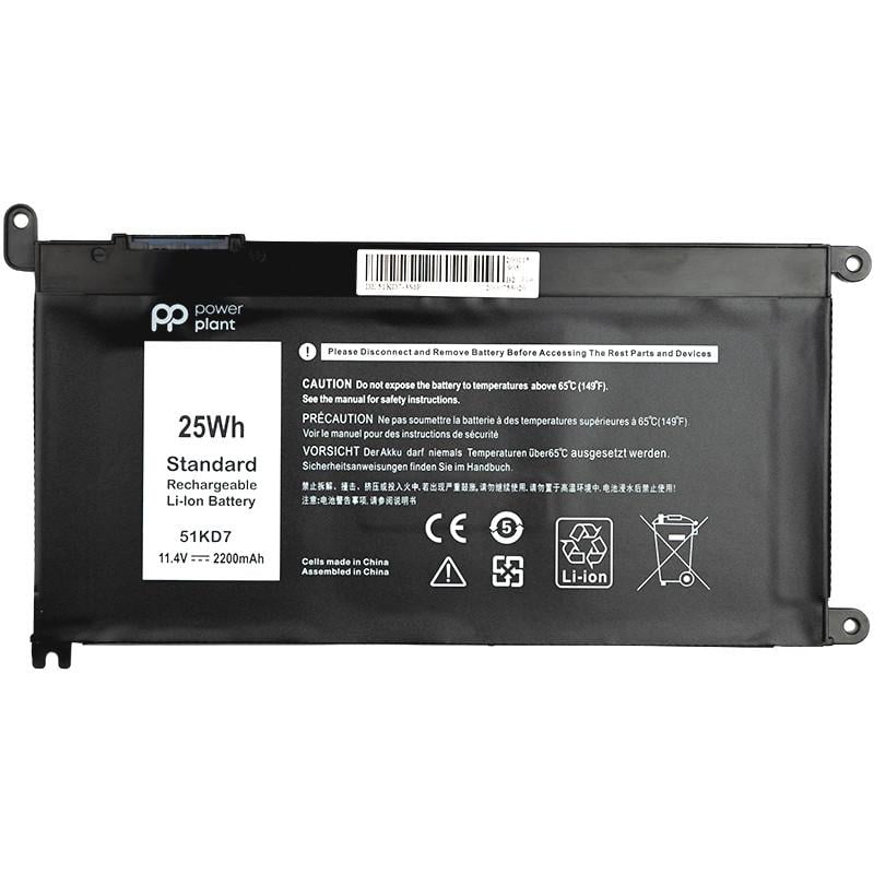 Аккумулятор Power для ноутбуков DELL Chromebook 3180 51KD7 11,4V 2200mAh Аккумулятор Power для ноутбуков DELL Chromebook 3180 51KD7 11,4V 2200mAh