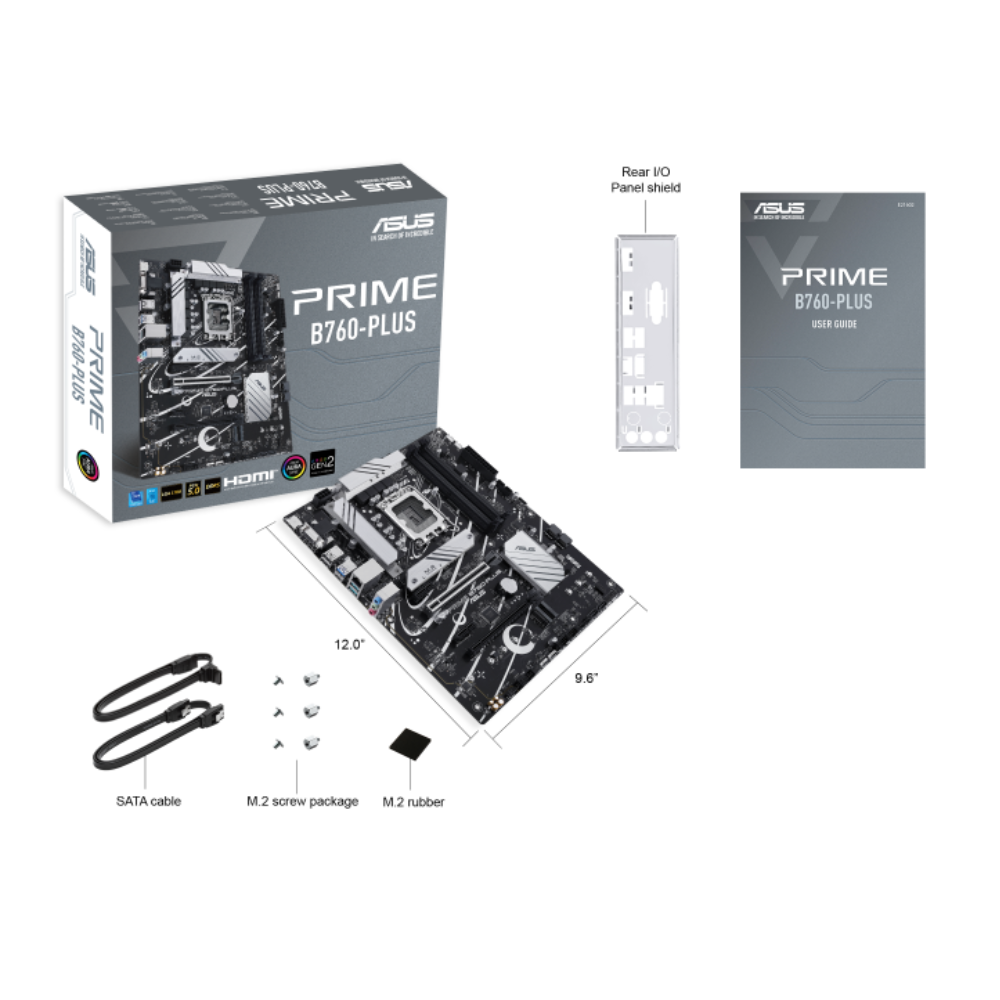 Материнская плата Asus B760-PLUS LGA1700 Intel B760 форм-фактор ATX 3 видеовыхода HDMI/VGA/DP (579866) - фото 4