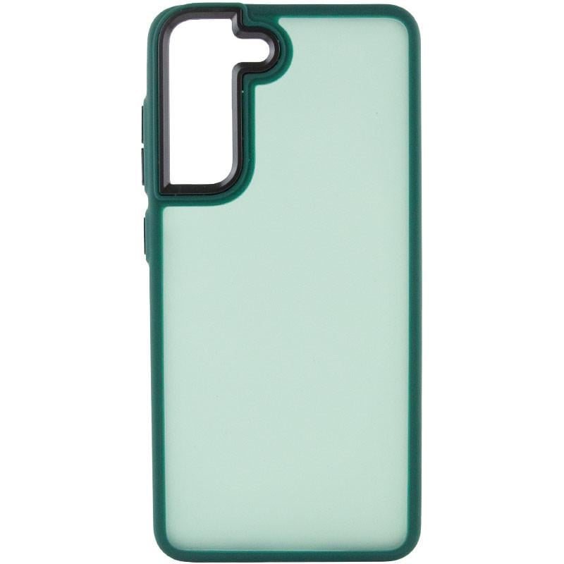 Противоударный чехол TPU+PC Lyon Frosted для Samsung Galaxy S22 Green - фото 2