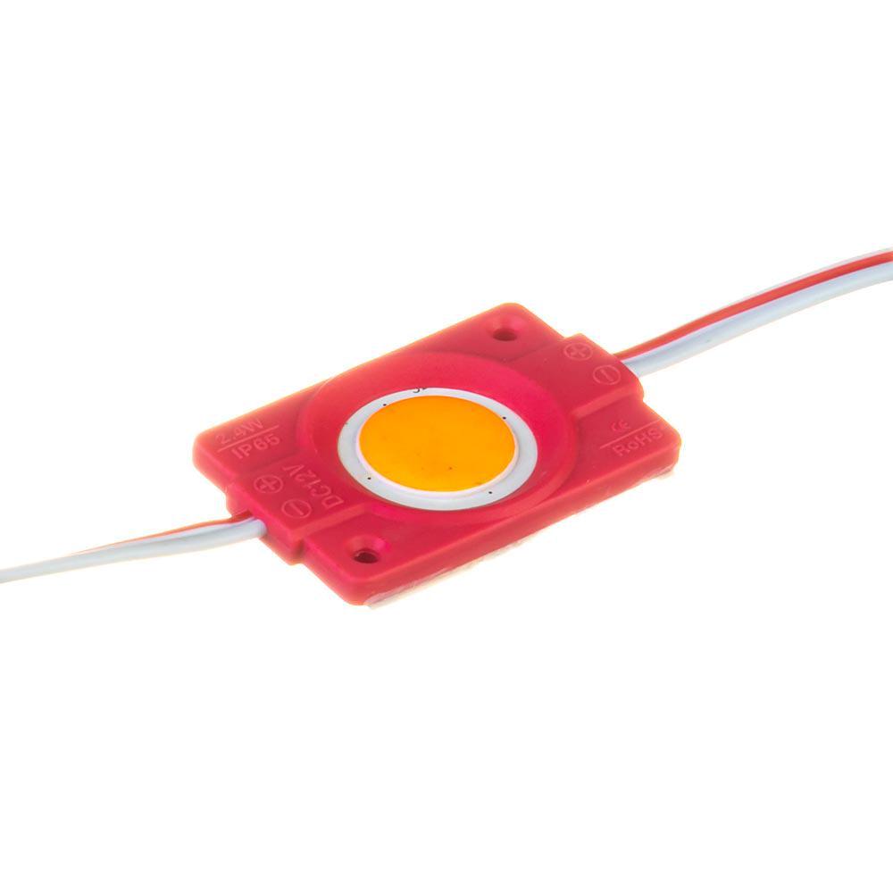 Светодиодный модуль MTK СОВ-Round-1LED-R-2,4W №97/4 Красный (27771209)