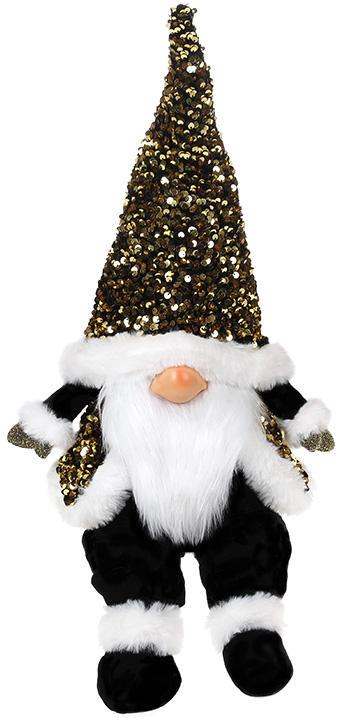 Игрушка мягкая Гном 22х16х64 см Black/White