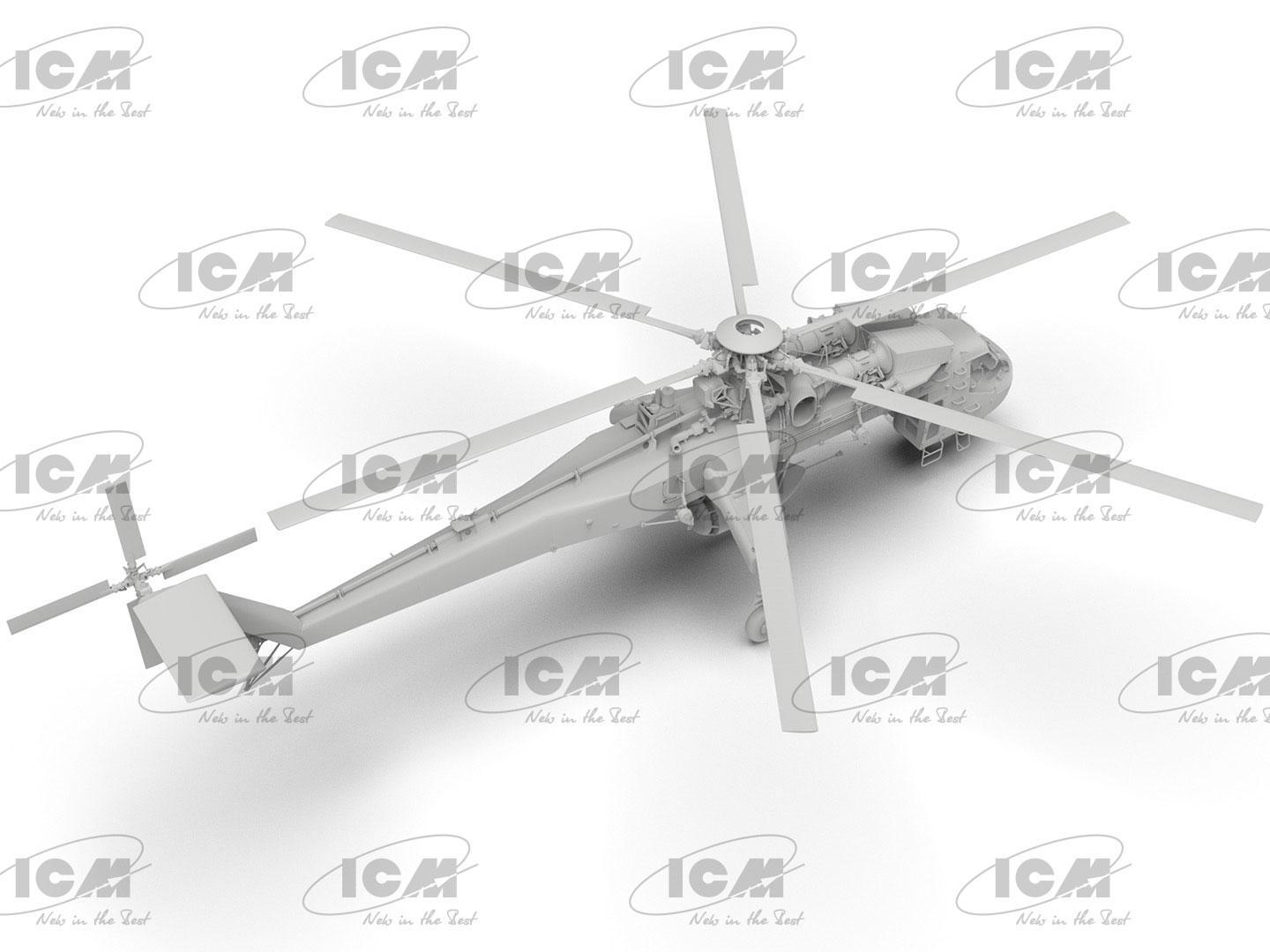 Сборная модель ICM Sikorsky CH-54А Tarhe с бомбой М-121 (53055) - фото 17