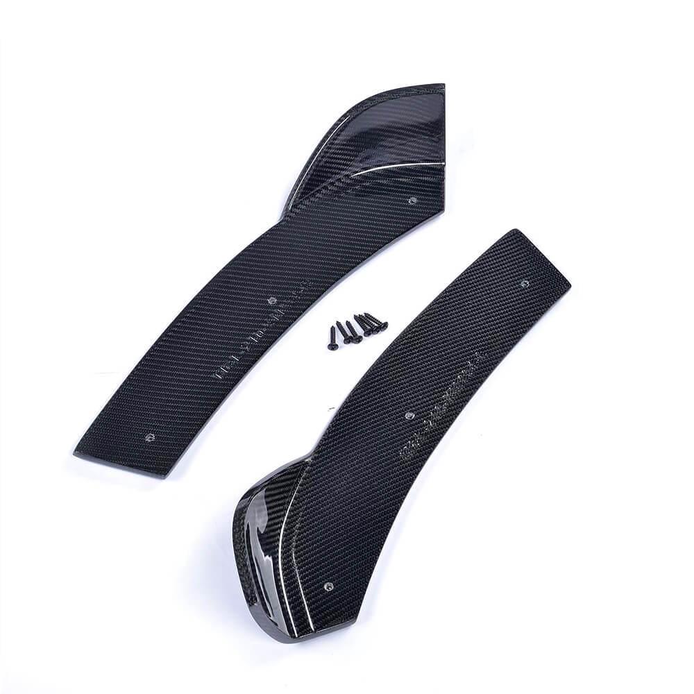 Накладки на бампер передний DDCarbon Flap для BMW 4 F-32 2012-2020 гг. натуральный карбон (137850)
