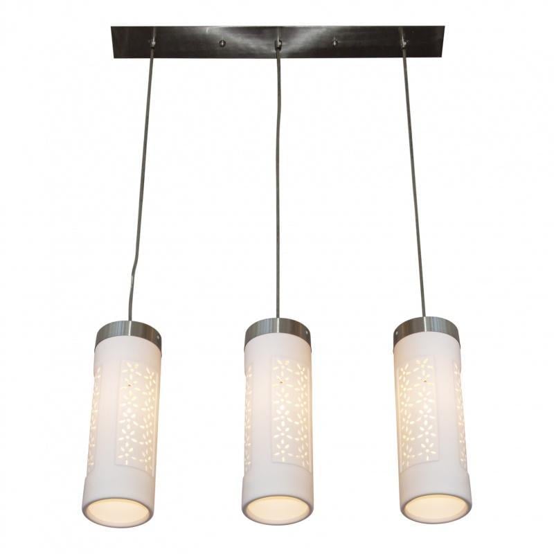 Люстра потолочная подвес Brille BR-483S/3 на 3 плафона