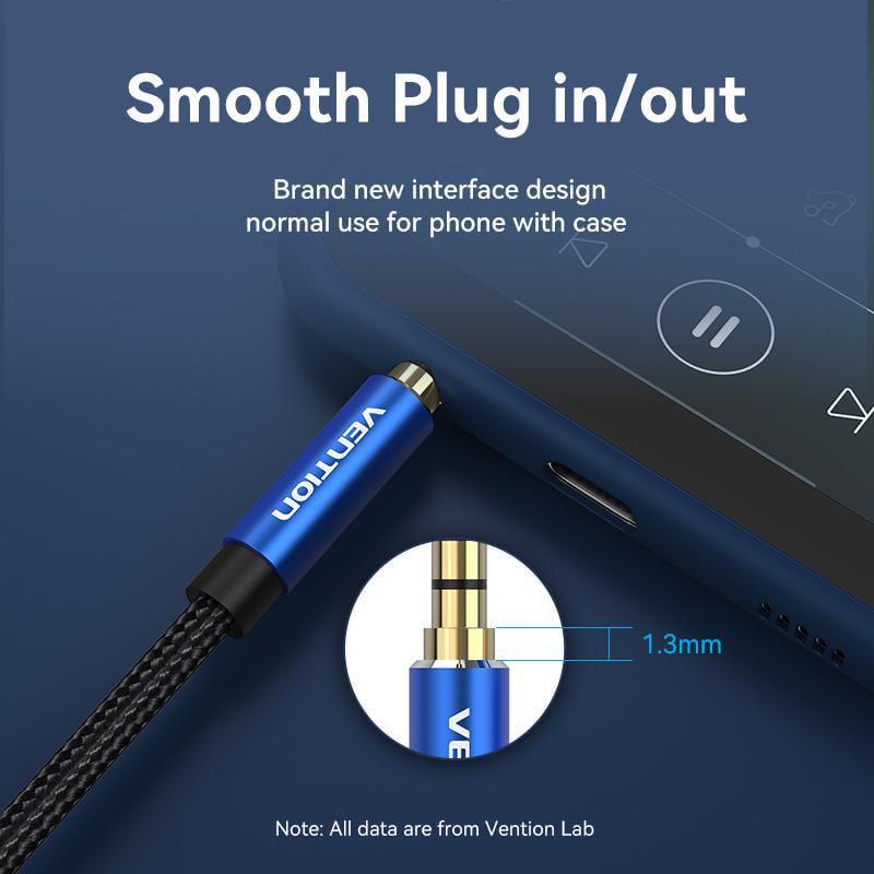 Кабель Vention 3.5 мм minijack-3.5 мм minijack стерео AUX 4-пиновый TRRS 3 м Черный (BHCLI) - фото 13 Кабель Vention 3.5 мм minijack-3.5 мм minijack стерео AUX 4-пиновый TRRS 3 м Черный (BHCLI) - фото 13