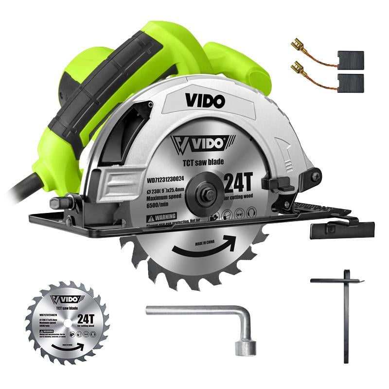 Пила дискова Vido WD011210235 235 мм 2800 Вт (27612408) - фото 2 Пила дискова Vido WD011210235 235 мм 2800 Вт (27612408) - фото 2