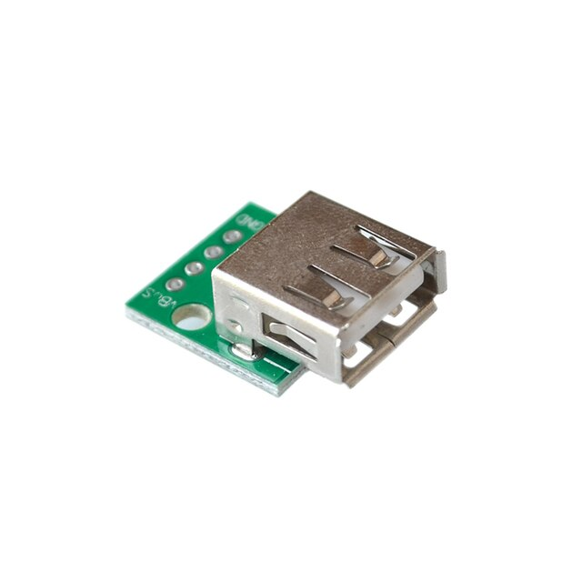 Перехідник USB 2.0 мама DIP pin 2,54 м м 5 шт. (571533)