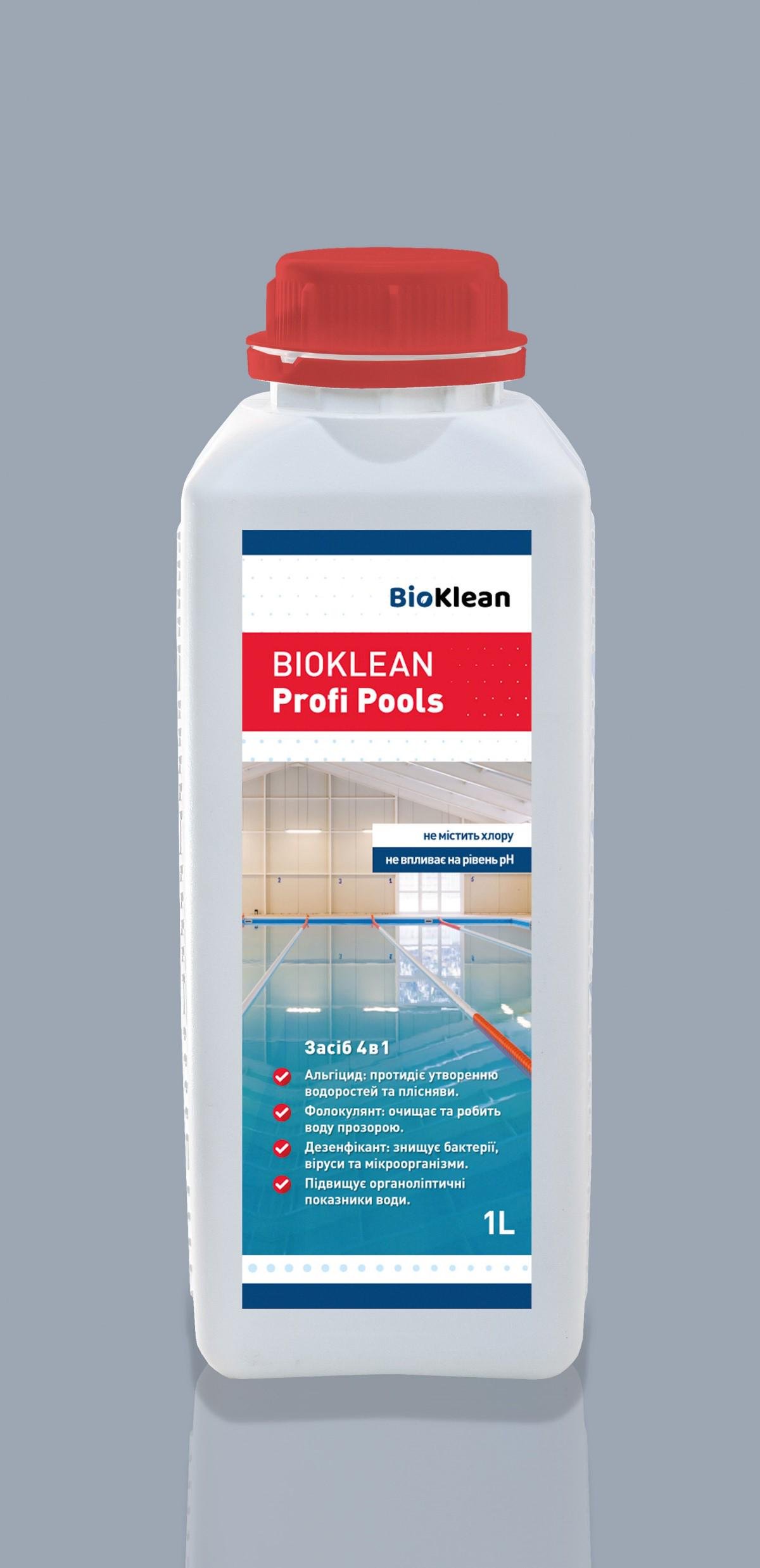 Средство очистки воды в бассейне BioKlean Profi Pools 1 л (BKPP-01L) - фото 2