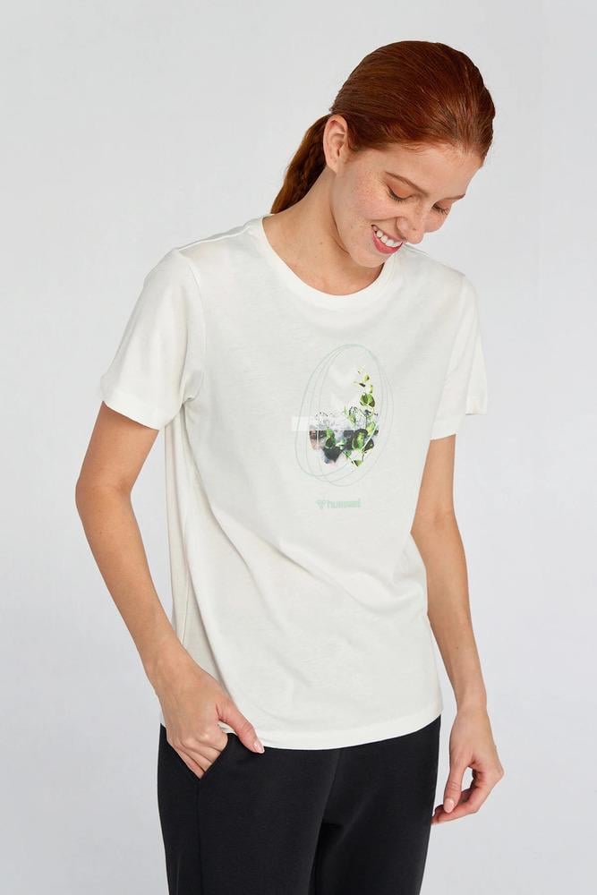 Футболка Hummel 911659x9003 женская M Кремовый (189123-2)