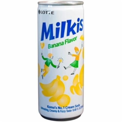Напій газований LOTTE Milkis Banana Банан 250 мл (04449)