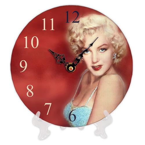 Часы настенные круглые Presentville Мэрилин Монро 18 см (CH18 F 15S047)