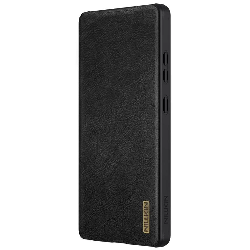 Кожаный чехол книжка Nillkin Qin Pro Leather Case для Samsung Galaxy S25 Black