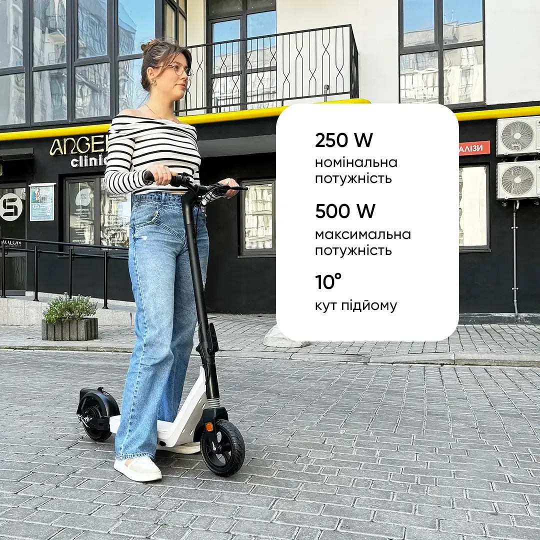 Электросамокат OKAI Zippy ES50С 8" 250W/500W 5,2Ah 20 км 25 км/ч 10° 13,5 кг - фото 3 Электросамокат OKAI Zippy ES50С 8" 250W/500W 5,2Ah 20 км 25 км/ч 10° 13,5 кг - фото 3