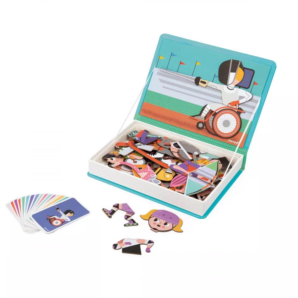 Магнитная учебная книга Janod Спорт 65 элементов (J02596) - фото 7 Магнитная учебная книга Janod Спорт 65 элементов (J02596) - фото 7