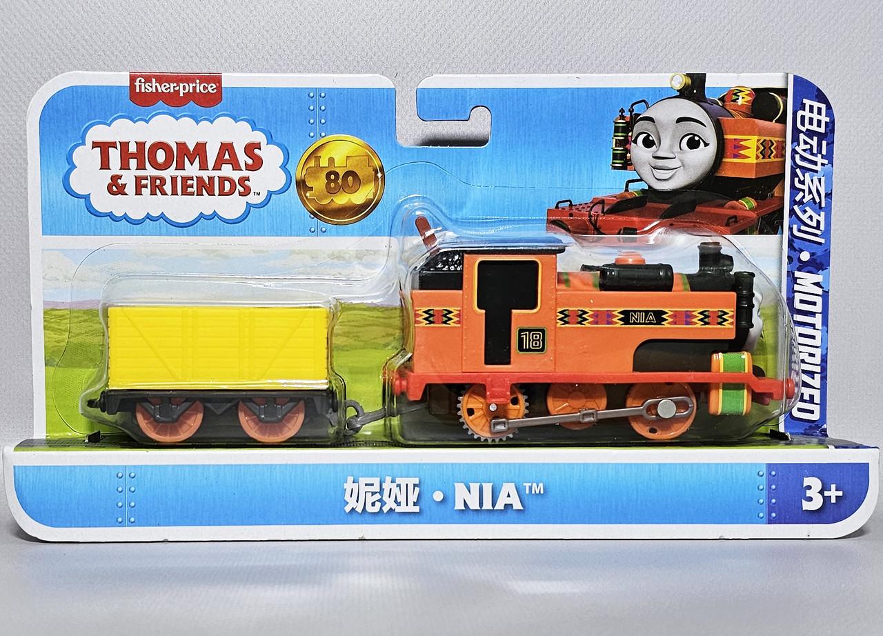 Поезд классический моторизированный Thomas & Friends Fisher-Price Ния из юбилейной серии к 80-летию