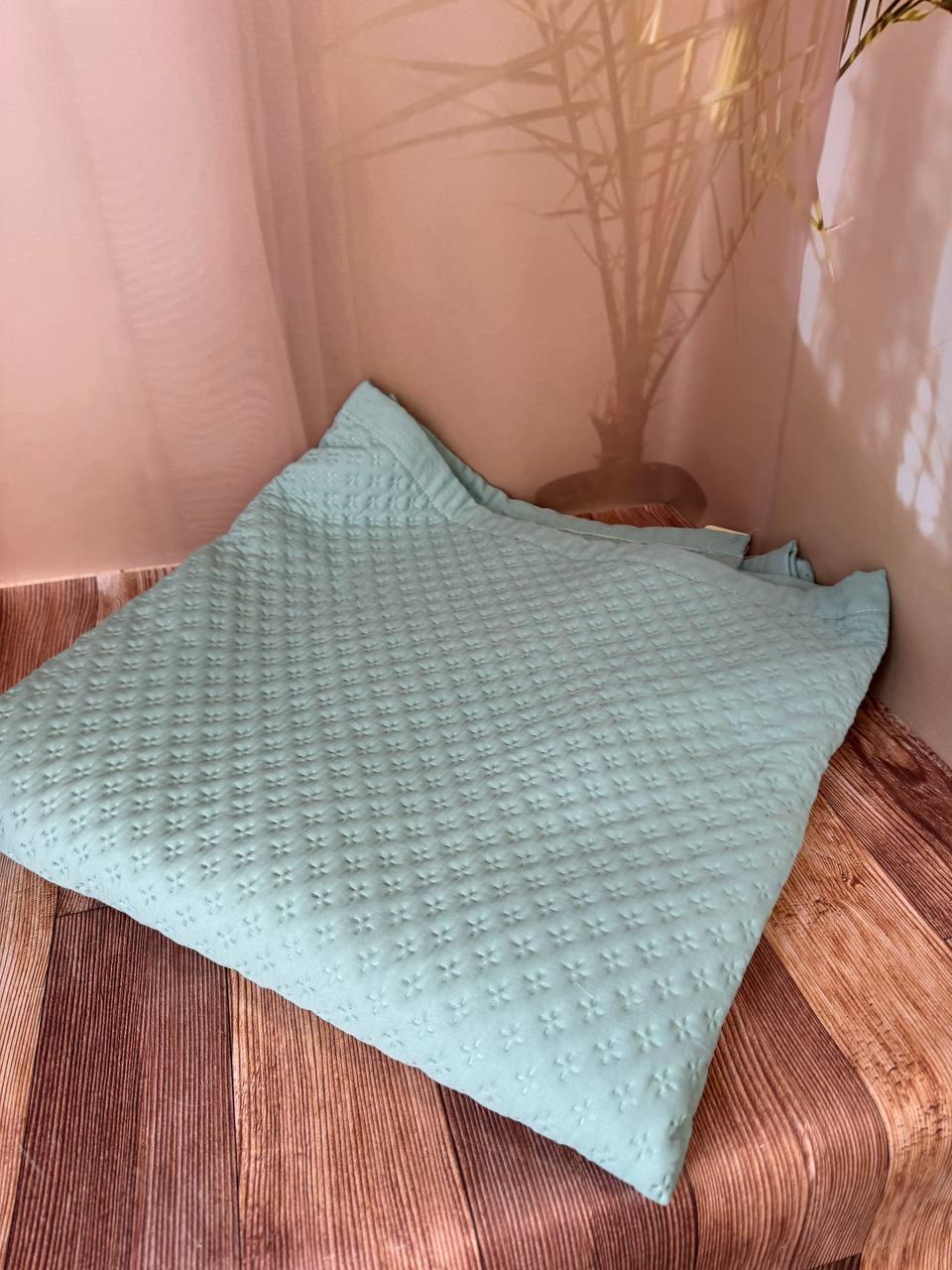 Плед из микрофибры 150х200 см Зеленый (Д-3d-pled-001-27)