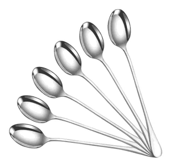 Набор коктейльных ложек Edenberg EB-18602 из нержавеющей стали 6 шт. (EB-18602)