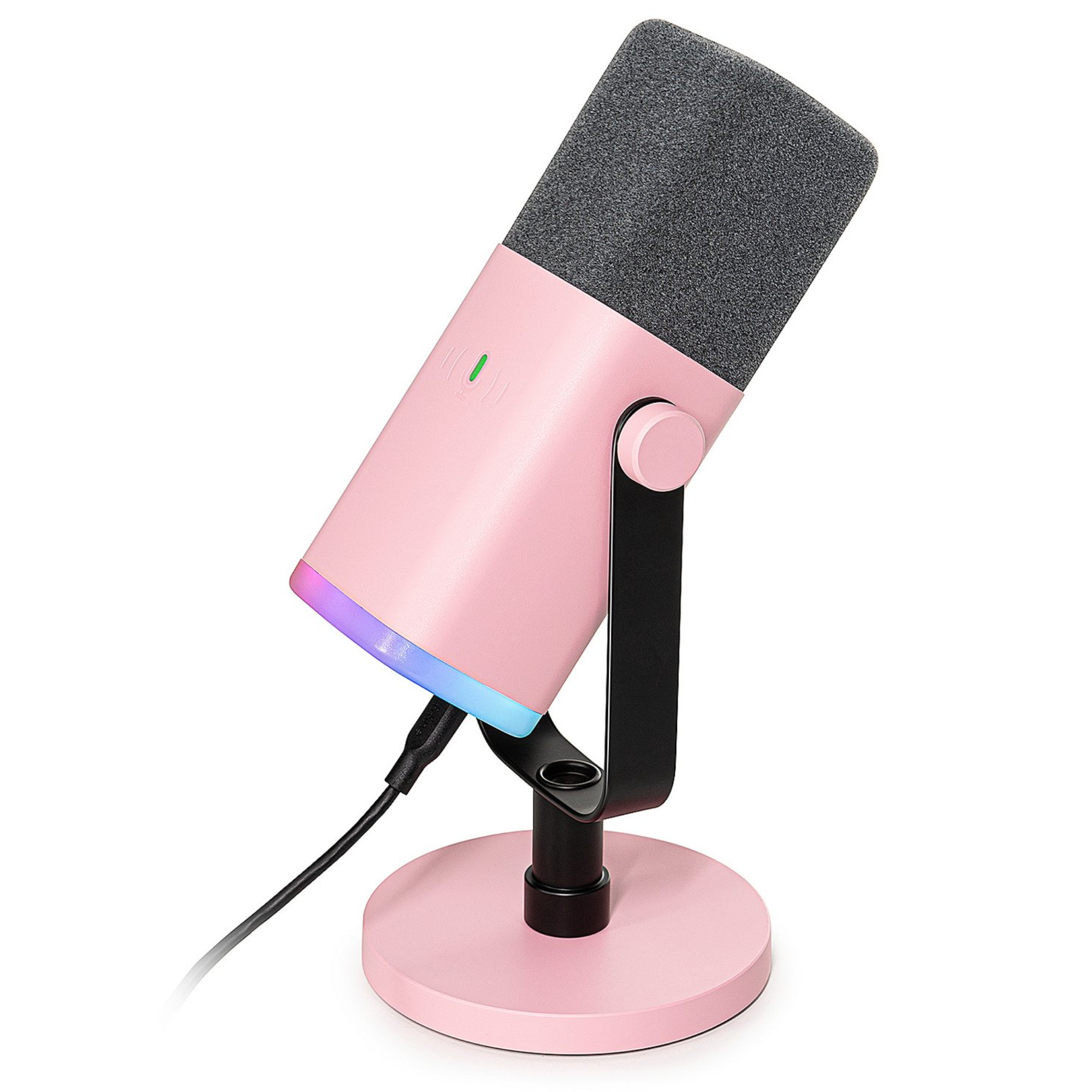 Мікрофон динамічний Fifine AM8 XLR/USB Pink (GS-282) - фото 2 Мікрофон динамічний Fifine AM8 XLR/USB Pink (GS-282) - фото 2