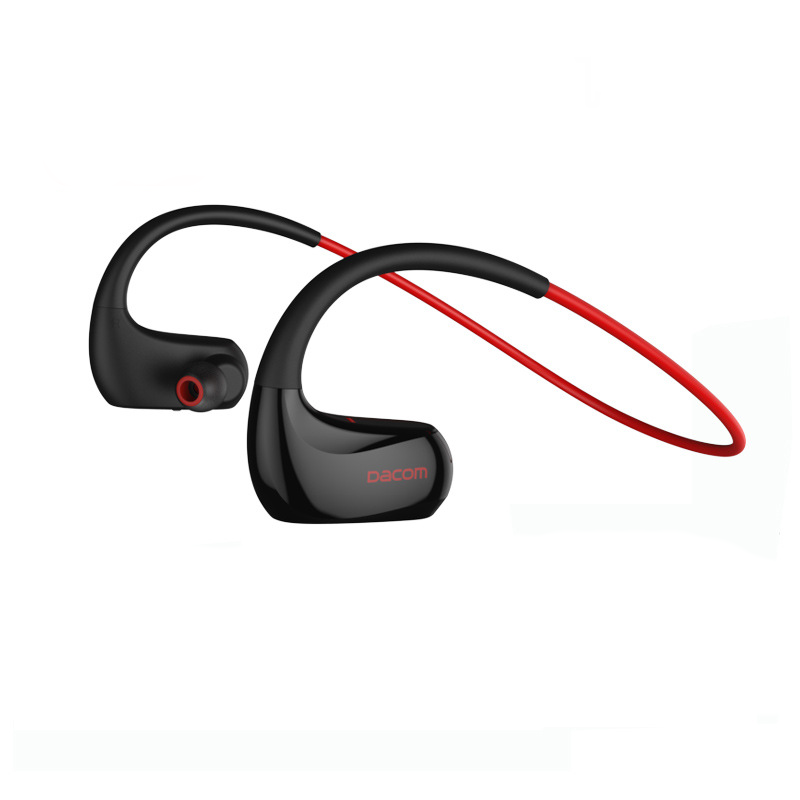 Наушники беспроводные для бега Dacom Athlete с шейным ободом Красный (62442206)
