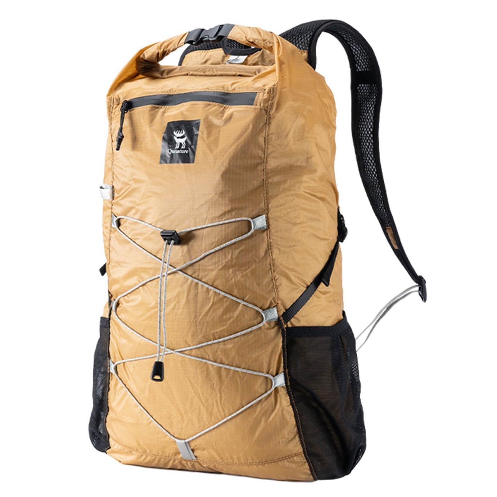 Спортивний рюкзак складний для тренувань Qunature PO312 Коричневий (QN-PO312-7166)