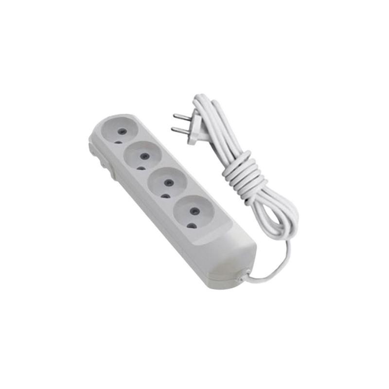 Удлинитель Neomax 3 м 4 гнезда без заземления Белый (NX500403) - фото 1 Удлинитель Neomax 3 м 4 гнезда без заземления Белый (NX500403) - фото 1