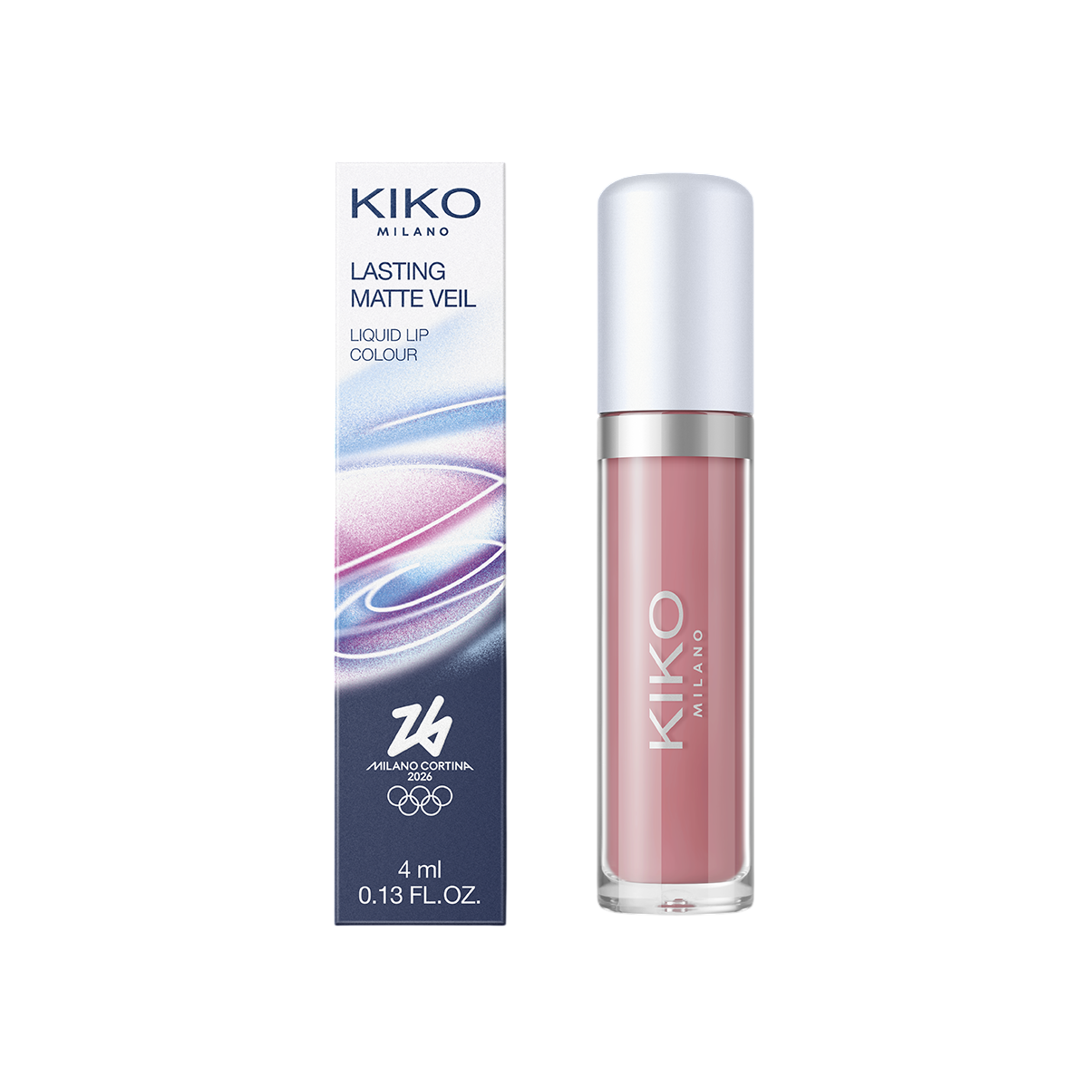Рідка помада Kiko Milano Lasting Matte Veil Liquid Lip Colour 02 Universal Mauve 4 мл (37590)