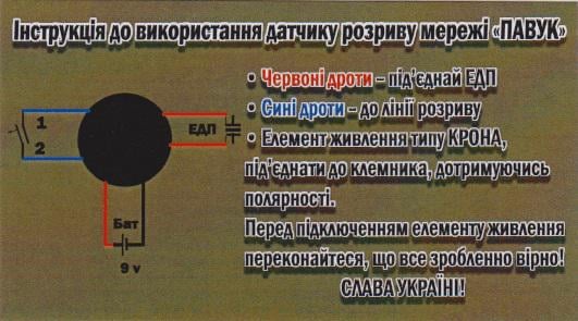 Датчик разрыва сети Паук (utp072) - фото 2