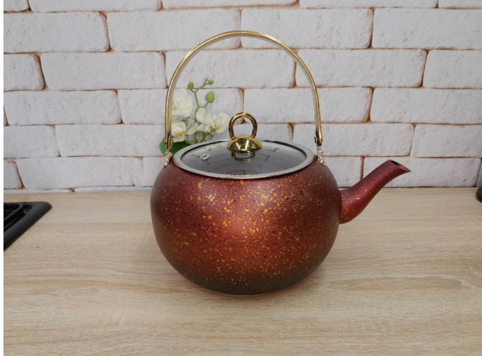 Чайник OMS с гранитным покрытием с индукцией 3 л Красный (31941668)