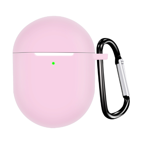 Чохол-накладка DK Silicone Candy Friendly з карабіном для Xiaomi Redmi Buds 4 Pink - фото 1