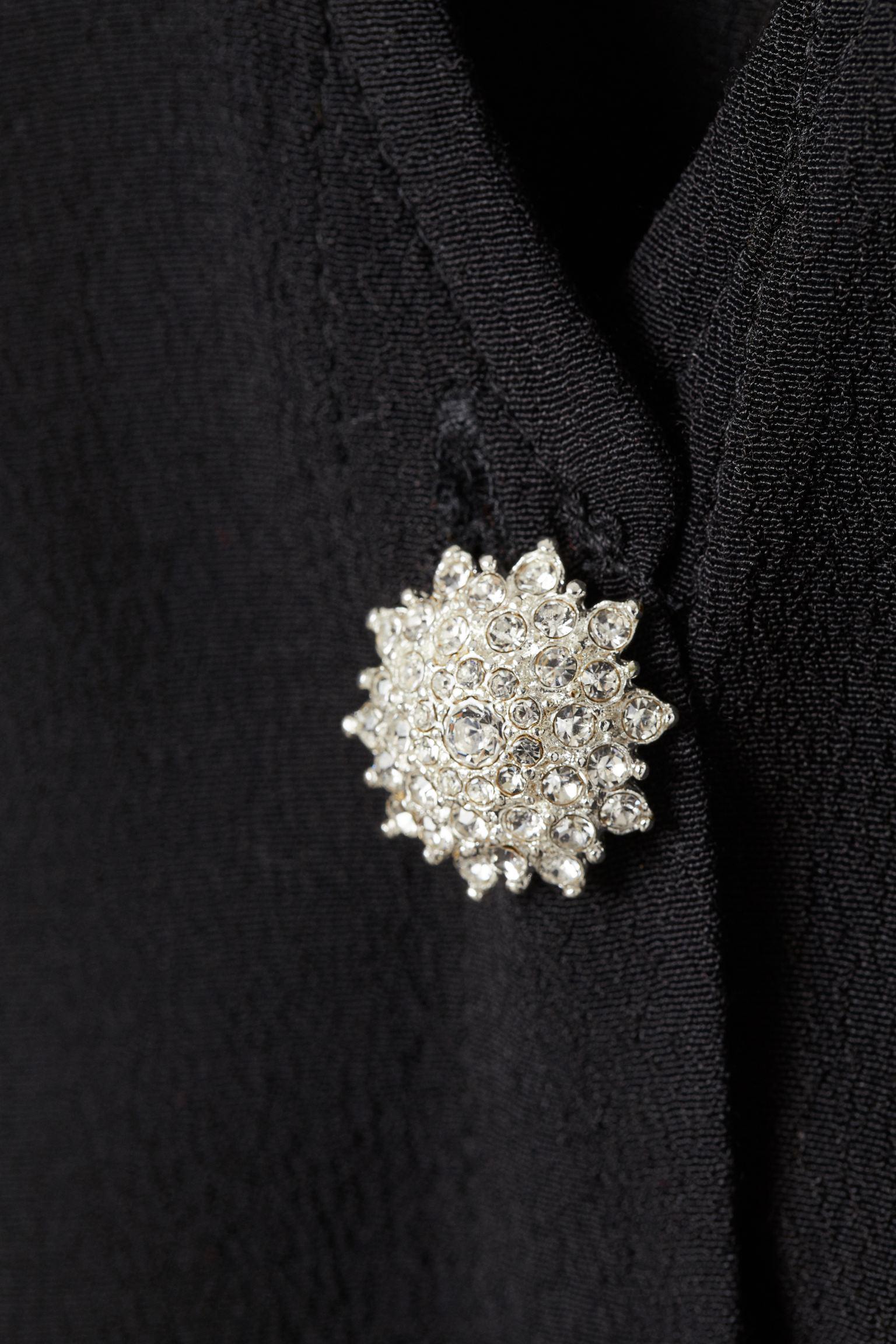 Блуза р. 36 Черный (8278060sm) - фото 2 Блуза р. 36 Черный (8278060sm) - фото 2