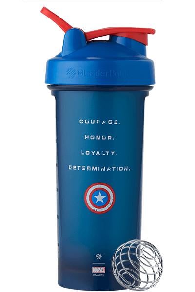 Шейкер спортивний BlenderBottle Classic Loop PRO Marvel Capitan Amerika 28 oz. 820 мл (600557)