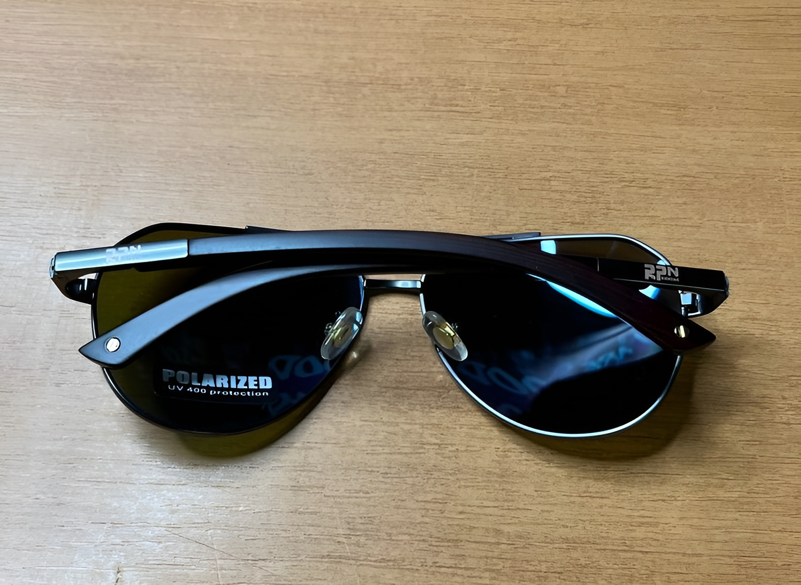 Сонцезахисні окуляри чоловічі Polaroid 2025 Aviator UV400 поляризаційні антиблікові крапля Ice Blue (fe62a57c) - фото 9