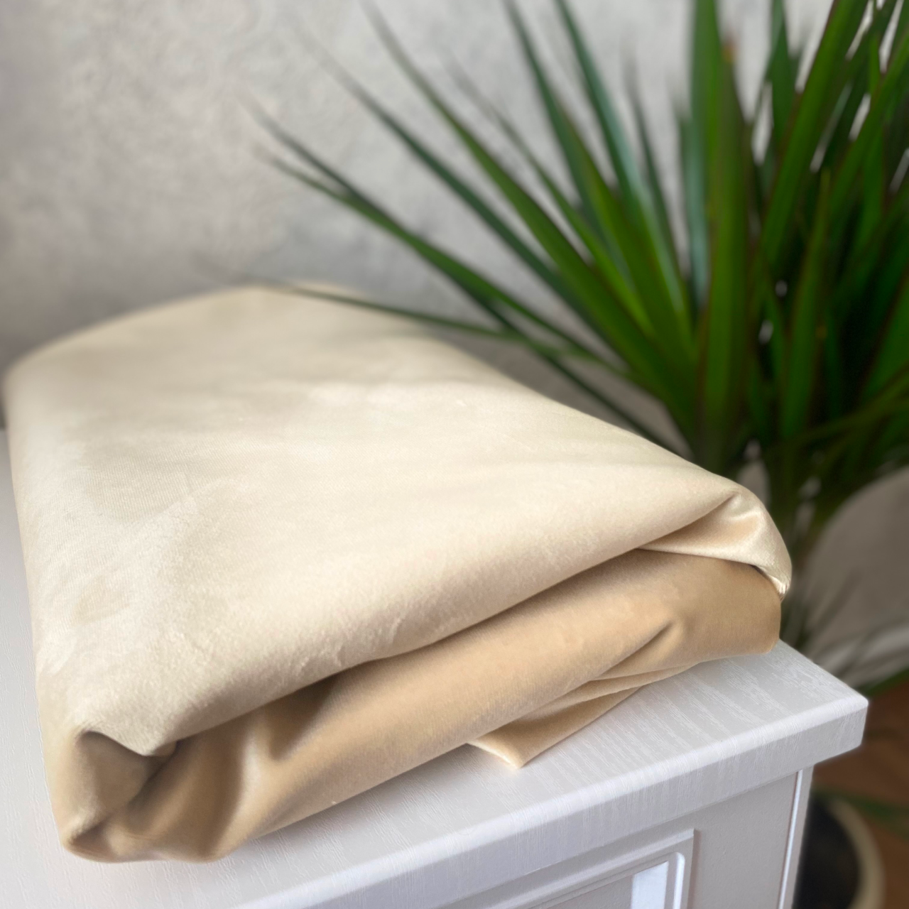 Тканина велюр Mebellini Альтаміра 145 см Бежевий (MTEP2000-010) - фото 4