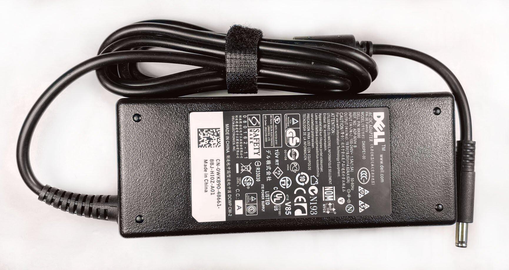 Блок питания для ноутбука Dell 90W 19.5V 4.62А 4.5x3.0 мм High copy (04002)