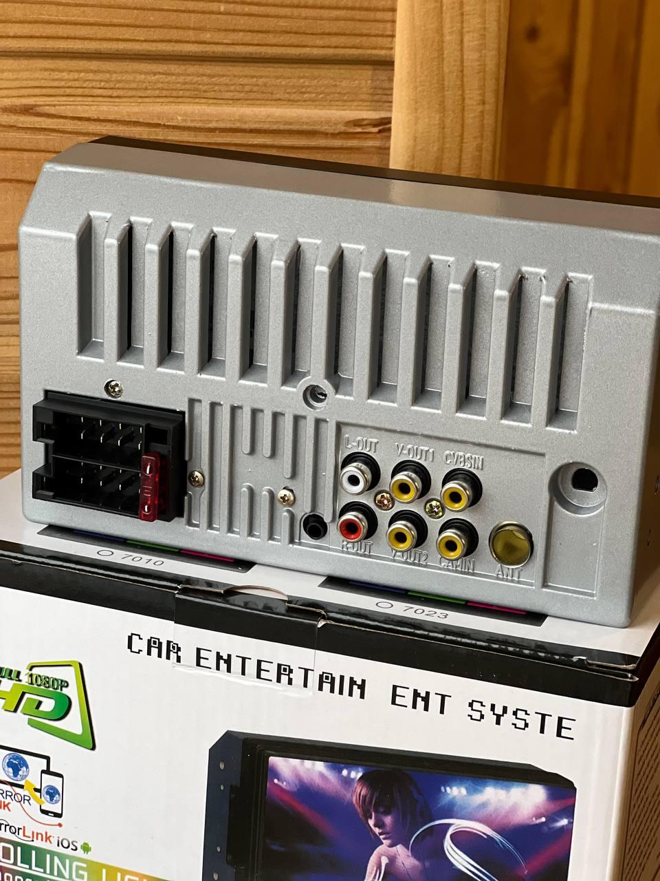 Автомагнітола в машину Чорний (7018 short) - фото 5