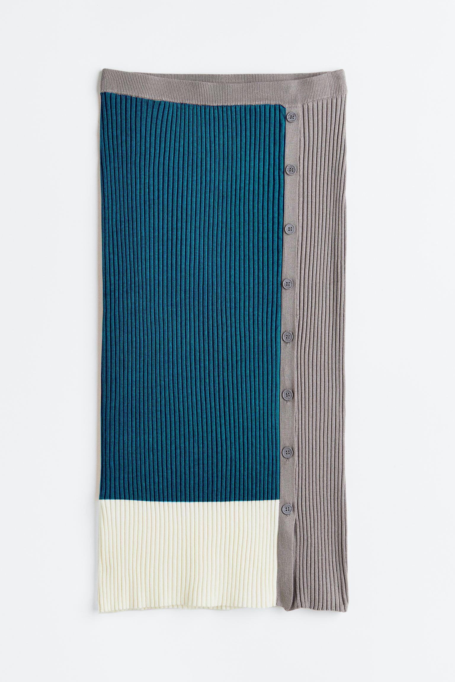 Спідниця в'язана S Сіро-синій (1148782wer)