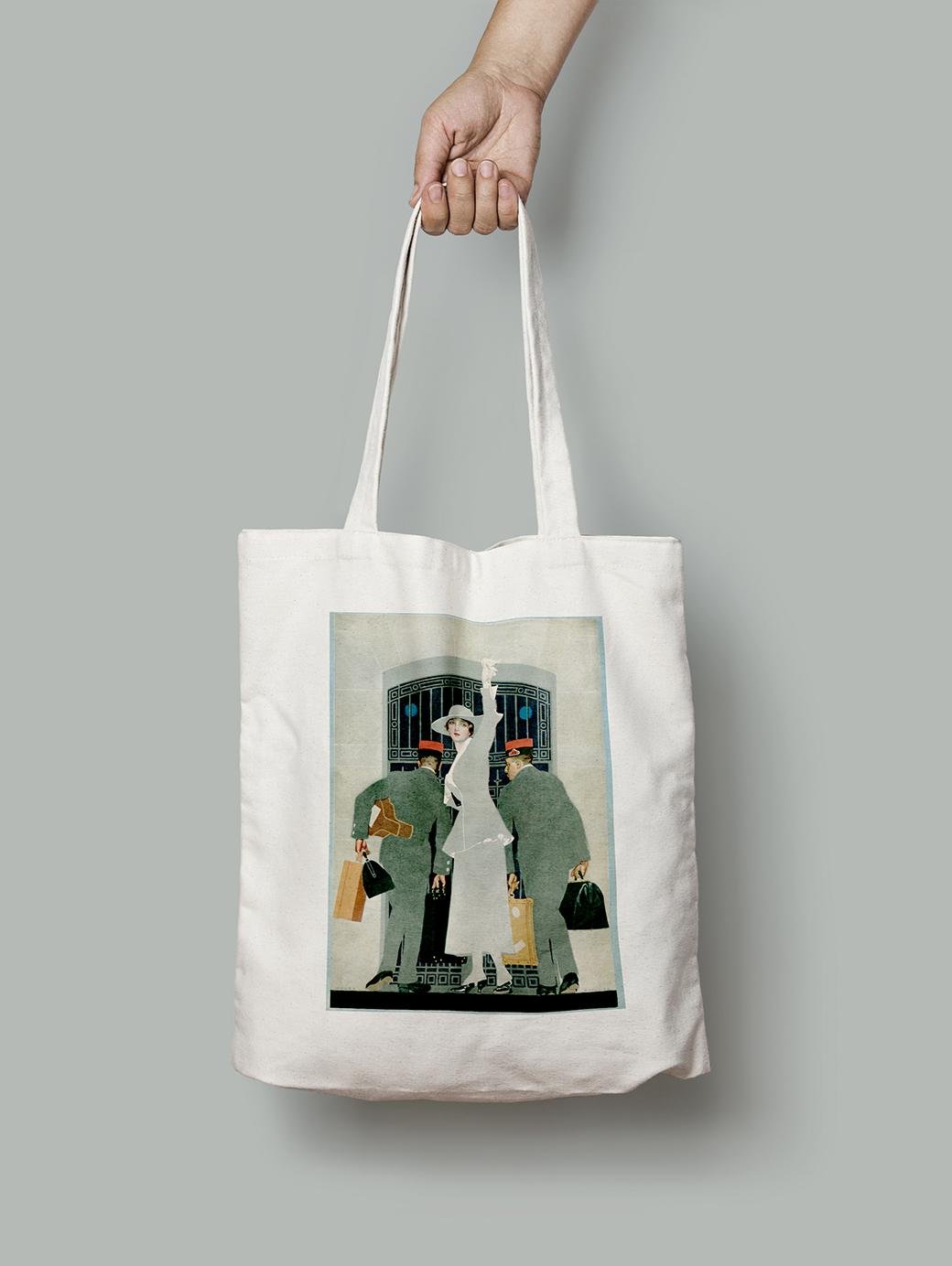 Еко-сумка Прощання на вокзалі шопер (FA08054_Bag) Еко-сумка Прощання на вокзалі шопер (FA08054_Bag)