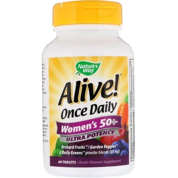 Витаминно-минеральный комплекс Nature's Way Alive! Once Daily Women's 50+ 60 Tabs (NWY-15692)