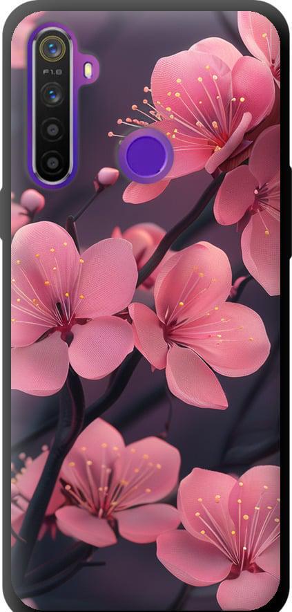 Чехол на Realme 6i Пурпурная сакура (6075b-2059-42517)