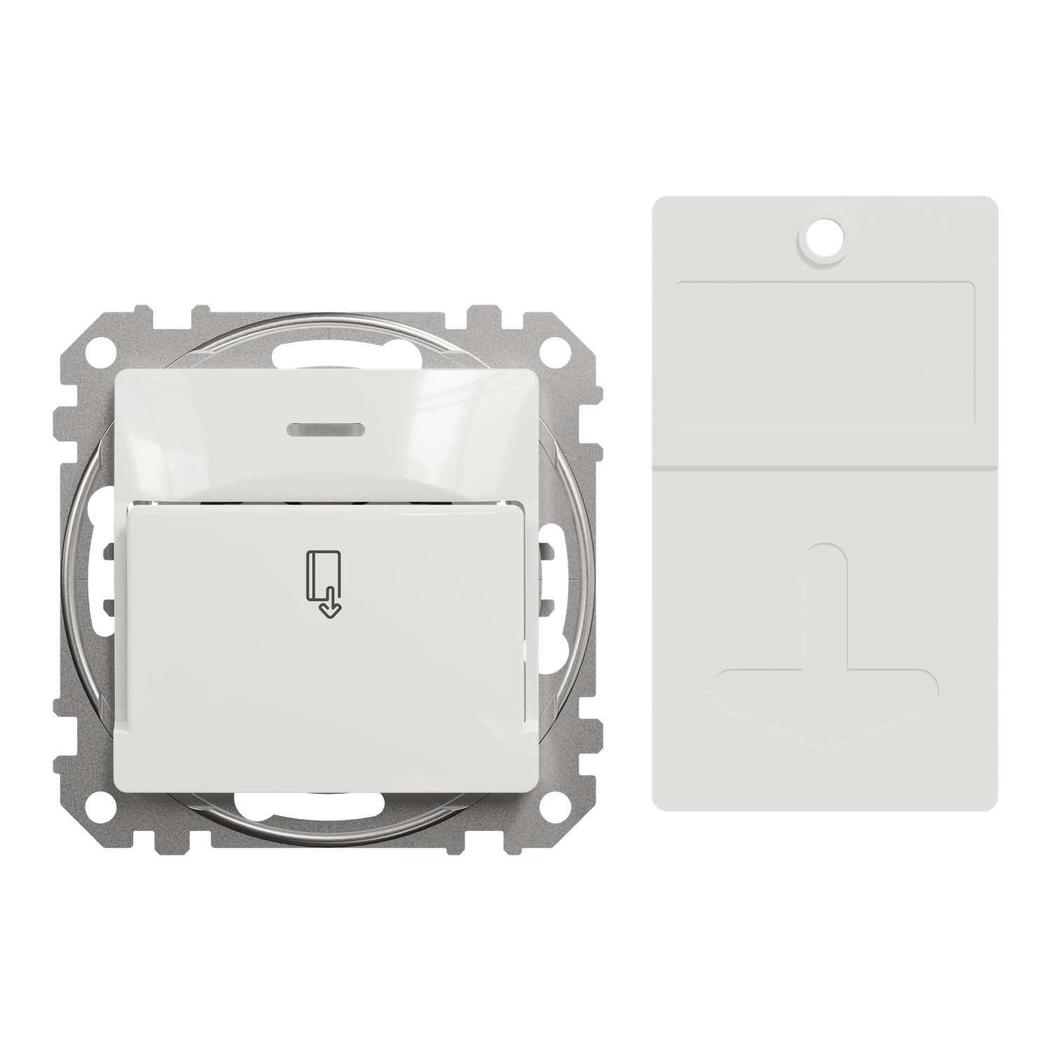 Вимикач картковий Schneider Electric Sedna Design & Elements 10А Білий (SDD111121) Вимикач картковий Schneider Electric Sedna Design & Elements 10А Білий (SDD111121)
